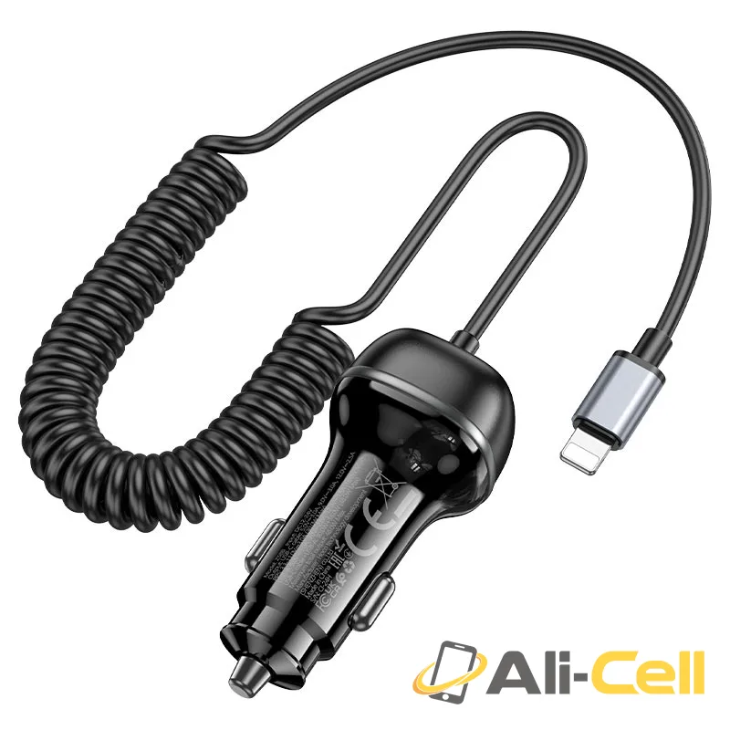 Car charger “Z58B Rank” 48W with cable (Z58b Tc Black) — 6