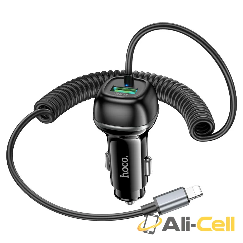 Car charger “Z58B Rank” 48W with cable (Z58b Ip Black)