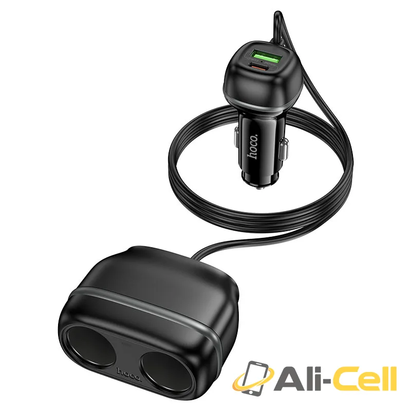 Car charger “Z59 Rank” 48W + 2×cigarette lighter slot (Z59 Black) — 3