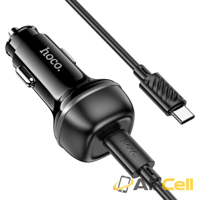 Car charger “Z58 Rank” 30W cable set (Z58 Tc Tc Black, Set With Type C To Type C Cable) — 3