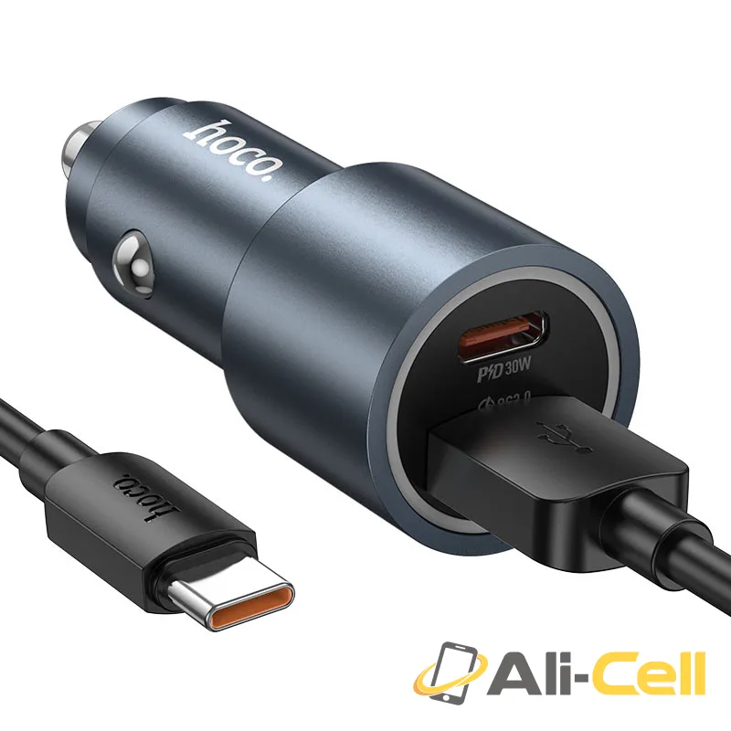 Car charger “Z60 Bloom” 48W cable set (Z60 Tc Metal Grey, Set With Type C Cable) — 6