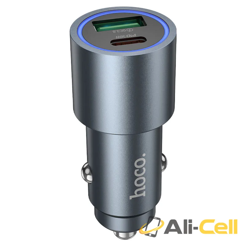 Car charger “Z60 Bloom” 48W cable set (Z60 Metal Grey, Single)