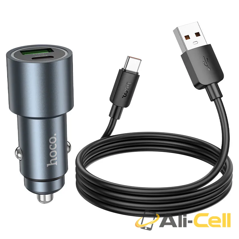Car charger “Z60 Bloom” 48W cable set (Z60 Metal Grey, Single) — 5