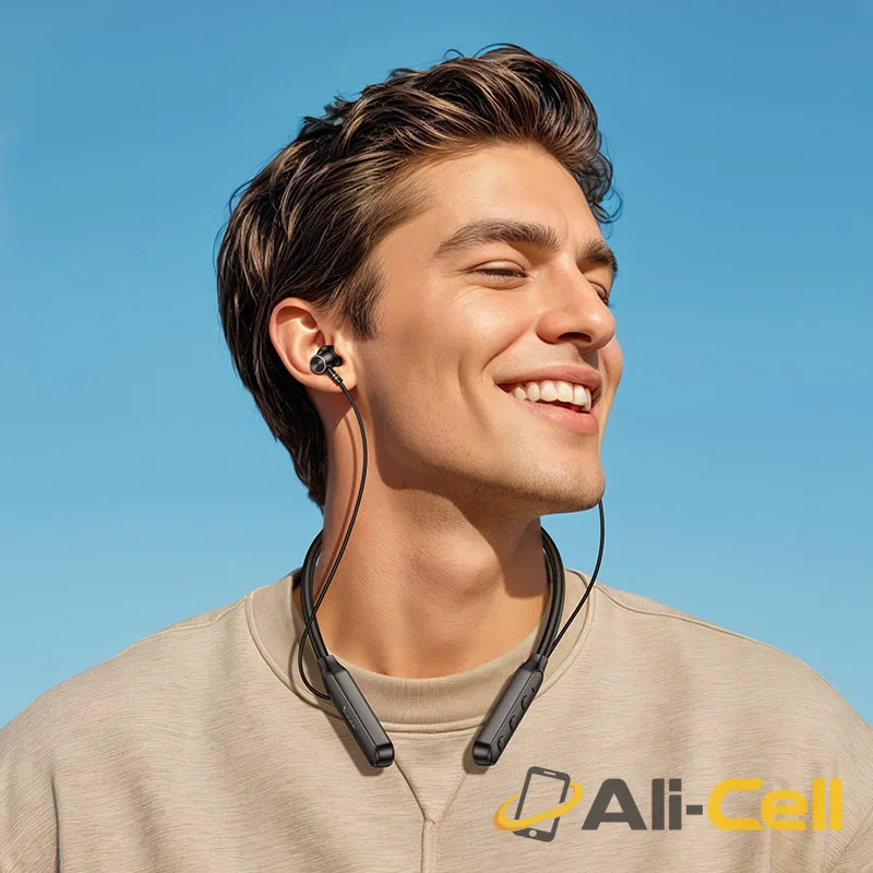 Wireless earphones “ES74 Refinado” with mic (Es74 Black) — 6