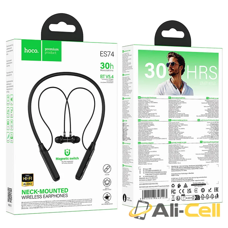Wireless earphones “ES74 Refinado” with mic (Es74 Blue) — 8