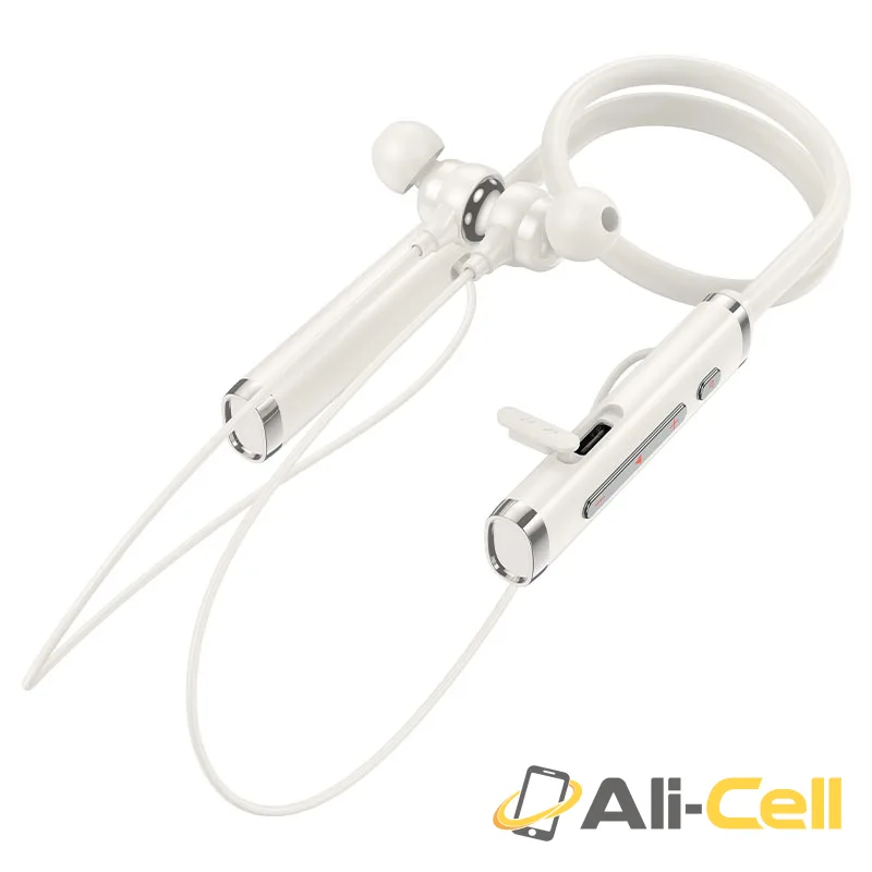 Wireless earphones “ES72 Benevolent” with mic (Es72 Milky White) — 5