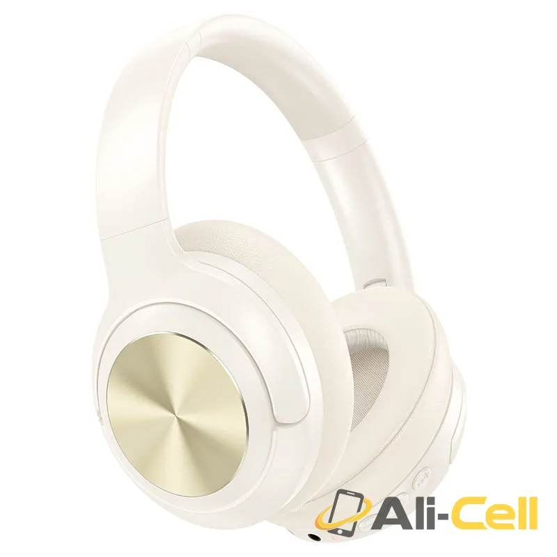 Headphones “W54 Young” ANC wireless and wired (W54 Milky White)