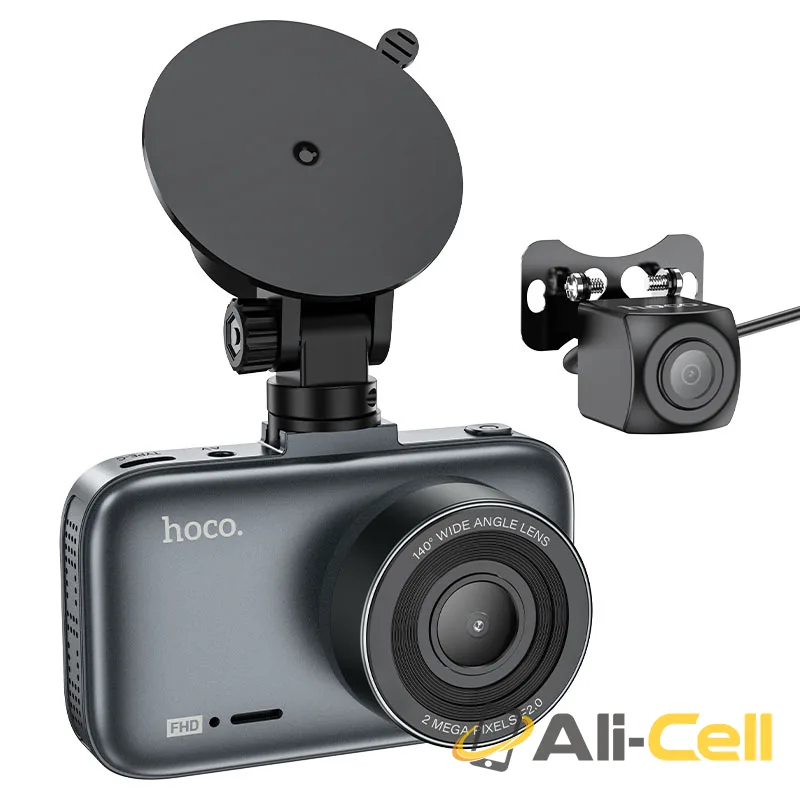 Dash cam “DV6” dual channel driving recorder (Dv6 Iron Grey)