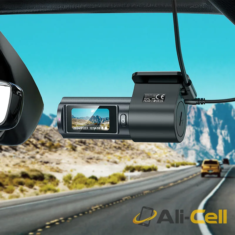 Dash cam “DV8” 2K + 720p dual channel driving recorder (Dv8 Black) — 8