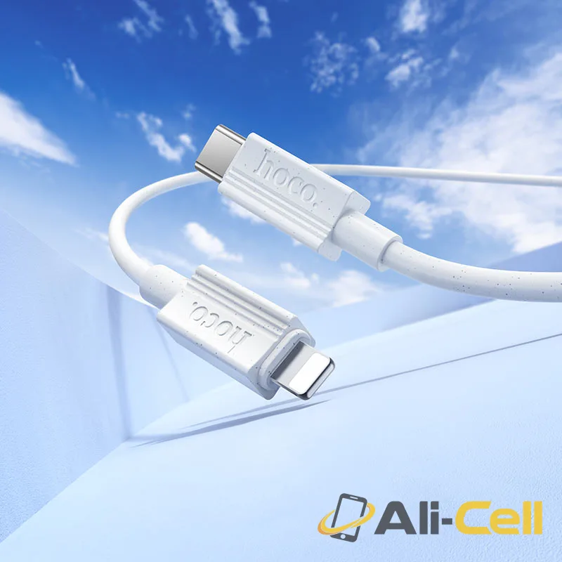 Cable Type-C to iP “X107 Favor” PD 27W fast charge (X107 Tc Ip White, 1.0m) — 7