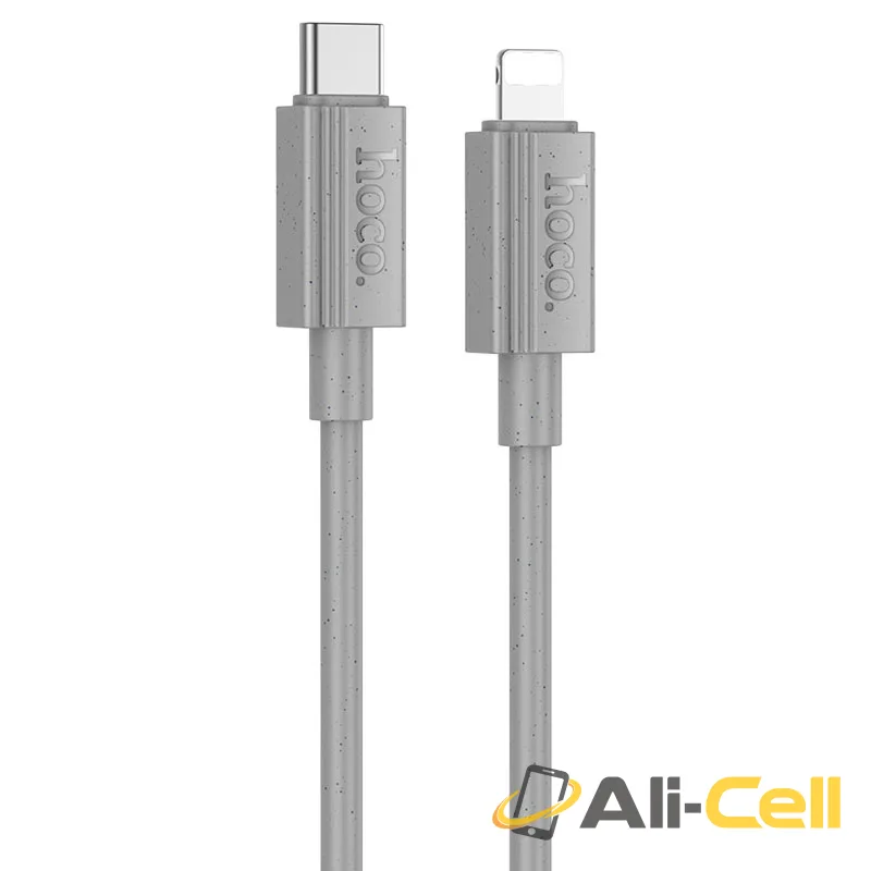 Cable Type-C to iP “X107 Favor” PD 27W fast charge (X107 Tc Ip Grey, 1.0m)