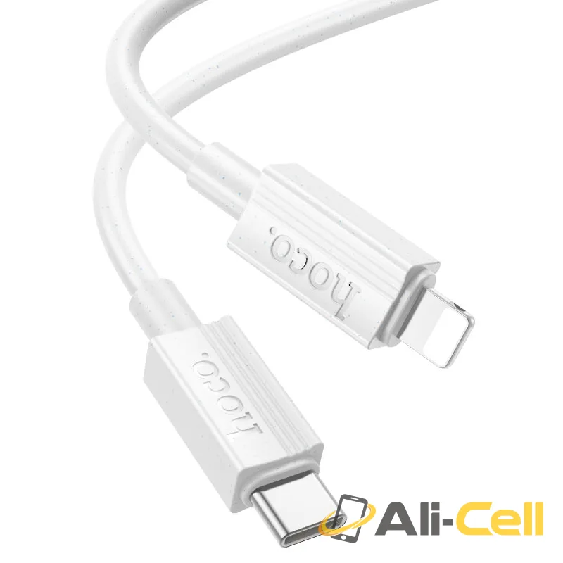 Cable Type-C to iP “X107 Favor” PD 27W fast charge (X107 Tc Ip Grey, 1.0m) — 2