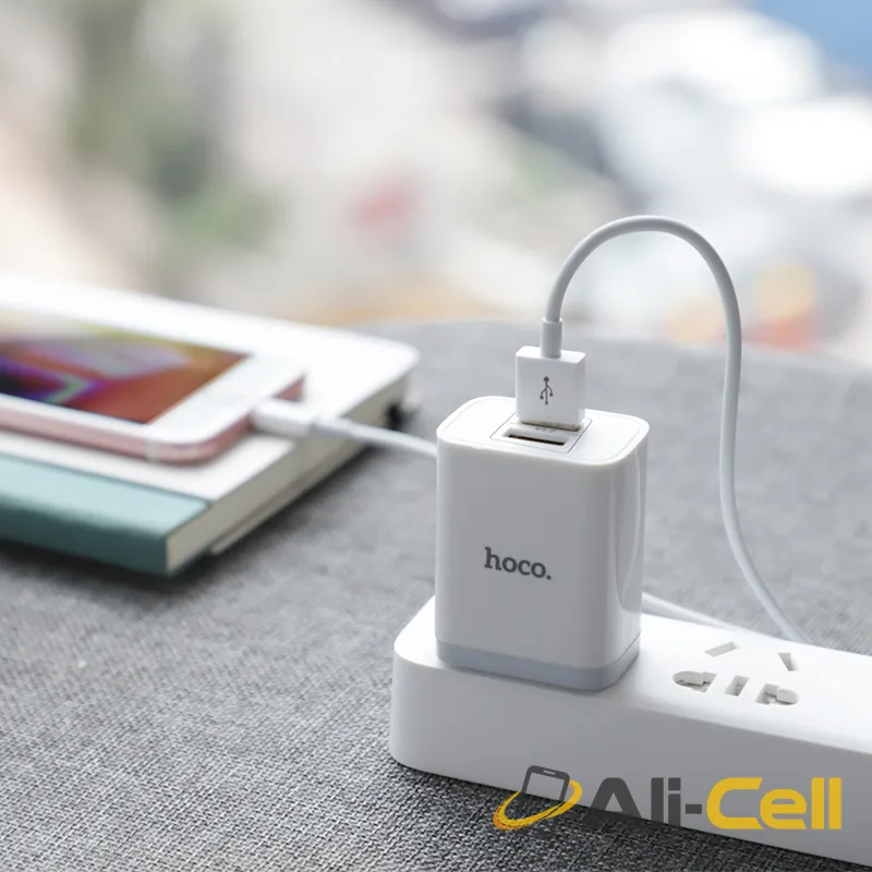 Wall charger “C50 Luster sharp” dual port set with cable (CN, Single) — 6