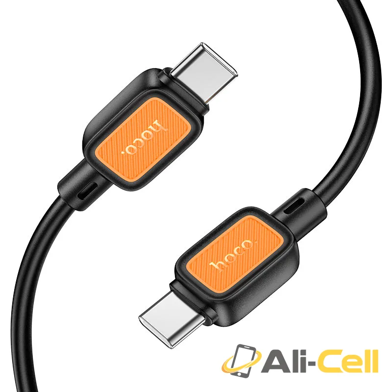 Cable Type-C to Type-C “X108 Benefit” PD 60W fast charge (X108 Tc Tc Black, 1.0m) — 2