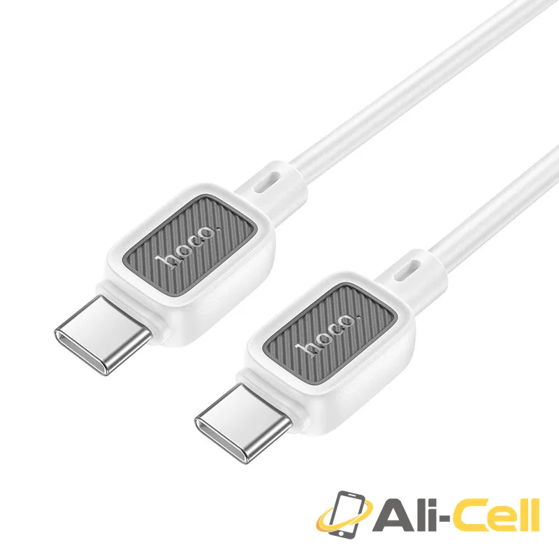 Cable Type-C to Type-C “X108 Benefit” PD 60W fast charge (X108 Tc Tc White, 1.0m)