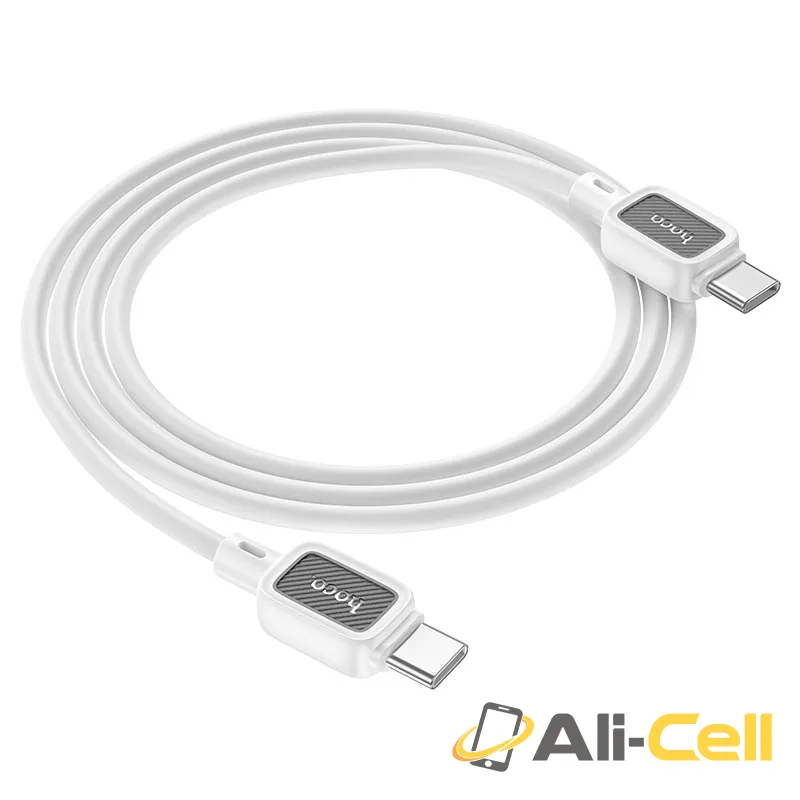 Cable Type-C to Type-C “X108 Benefit” PD 60W fast charge (X108 Tc Tc White, 1.0m) — 3