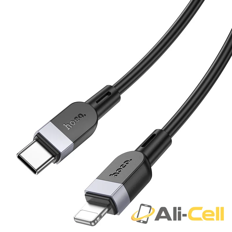 Cable Type-C to iP “X109 Energy” PD 27W fast charge (X109 Tc Ip Black, 3m) — 2