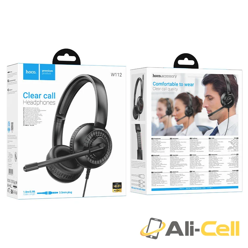 Headphones “W112 Pure” call center headset (W112 Black) — 8