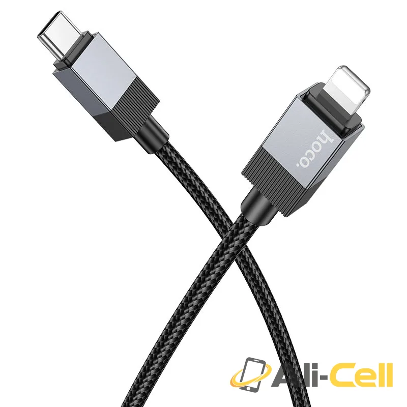Cable Type-C to iP “X110 Honorific” PD 27W fast charge (X110 Tc Ip Black, 1.0m)