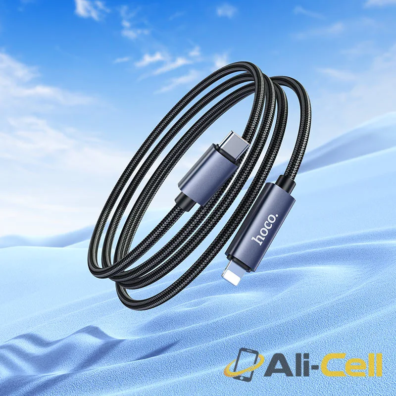 Cable Type-C to iP “X112 Favor” PD 27W fast charge (X112 Tc Ip Black, 1.0m) — 8