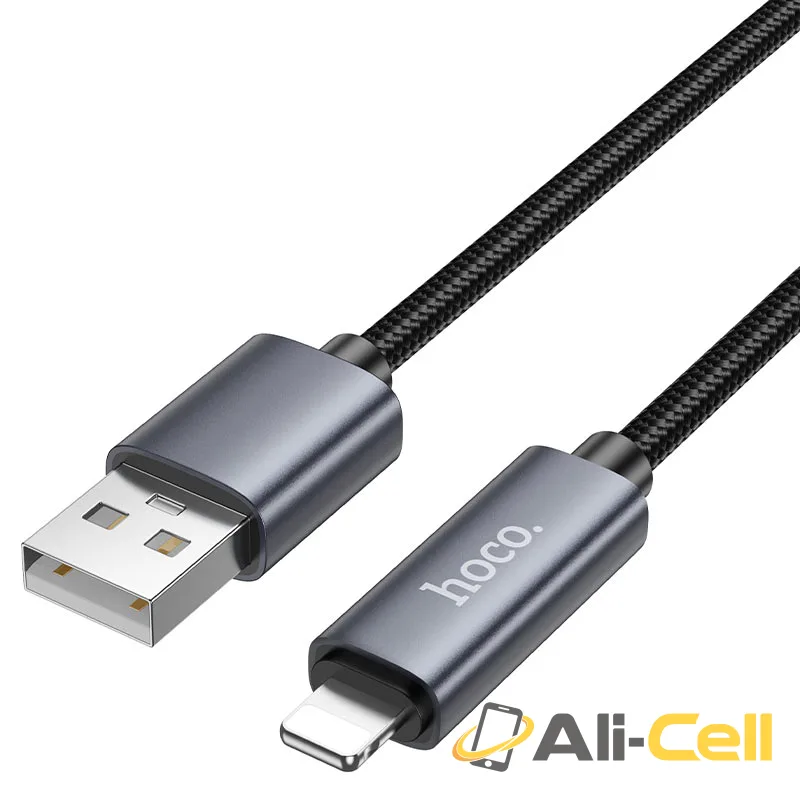 Cable USB to iP “X112 Favor” (X112 Ip Black, 1.0m) — 3