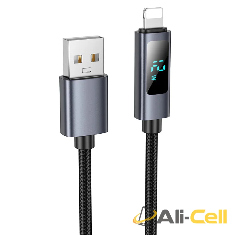 Cable USB to iP “X112 Favor” (X112 Ip Black, 1.0m) — 6