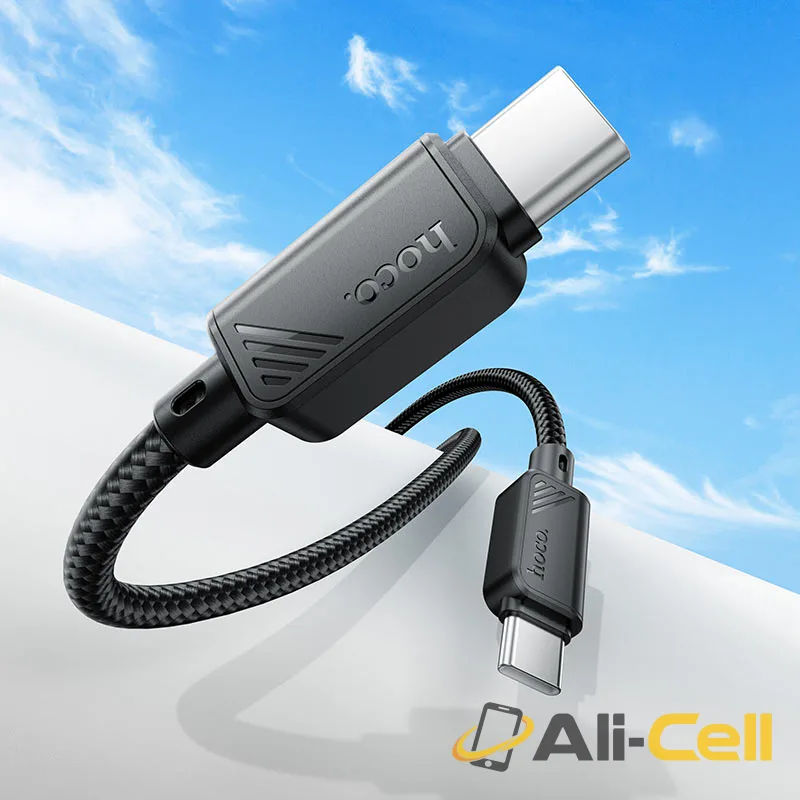 Cable Type-C to Type-C “X113 Beneficio” PD 60W fast charge (X113 Tc Tc Grey, 1.0m) — 7