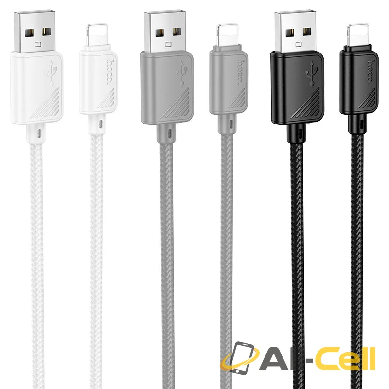 Cable USB to iP “X113 Beneficio” (X113 Ip White, 1.0m) — 5