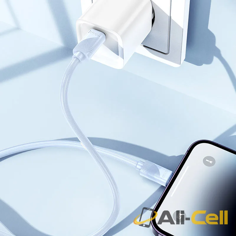 Cable Type-C to iP “X114 Energy” PD 27W fast charge (X114 Tc Ip White, 1.0m) — 6
