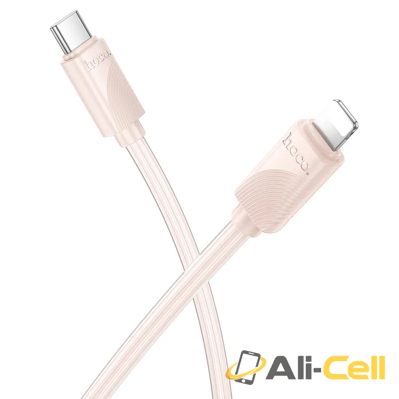 Cable Type-C to iP “X114 Energy” PD 27W fast charge (X114 Tc Ip Pink, 1.0m)