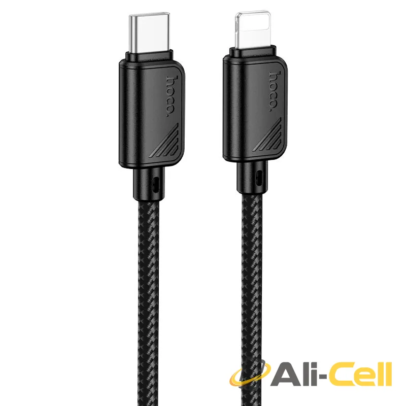 Cable Type-C to iP “X113 Beneficio” PD 27W fast charge (X113 Tc Ip Black, 1.0m)
