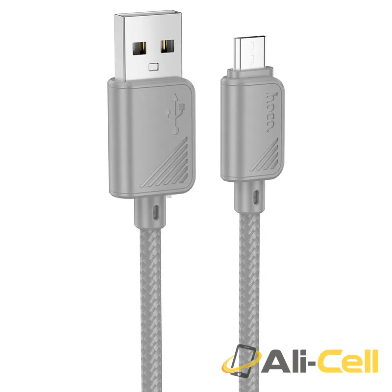 Cable USB to Micro-USB “X113 Beneficio” (X113 Musb Grey, 1.0m)