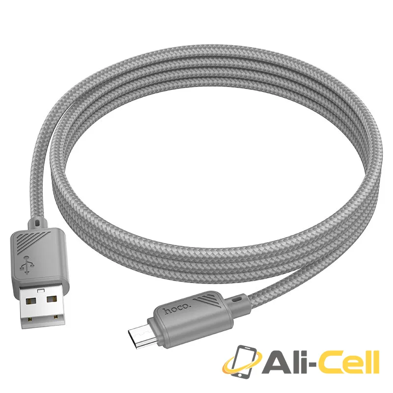 Cable USB to Micro-USB “X113 Beneficio” (X113 Musb Grey, 1.0m) — 5