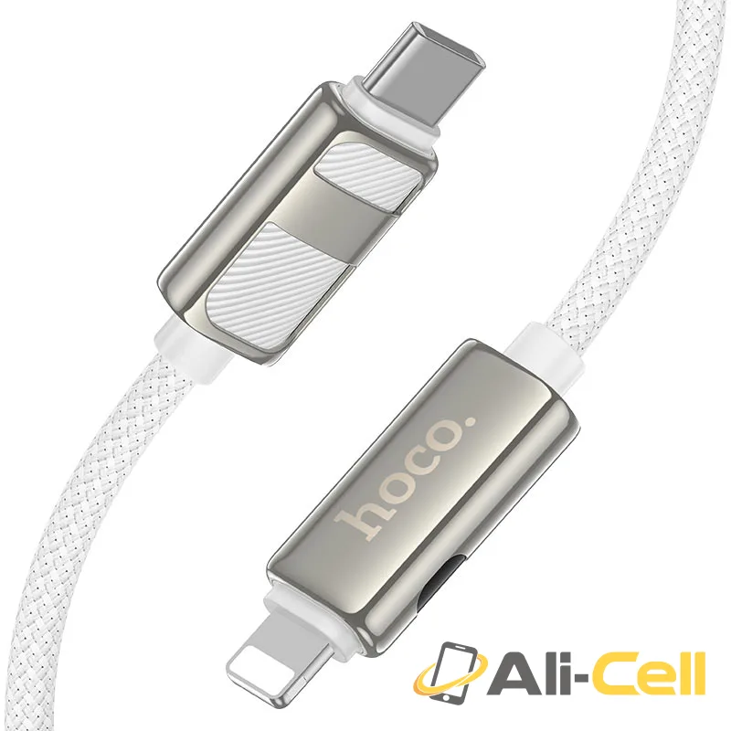 Cable Type-C to iP “U137 Line” PD 27W fast charge (U137 Tc Ip Black, 1.2m) — 3