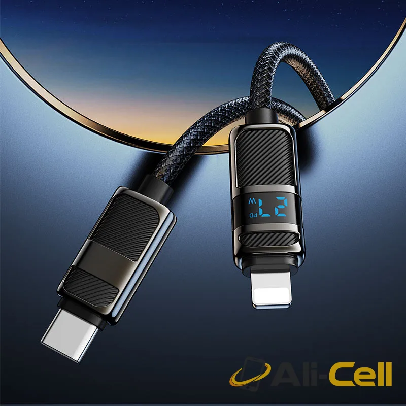 Cable Type-C to iP “U137 Line” PD 27W fast charge (U137 Tc Ip White, 1.2m) — 8