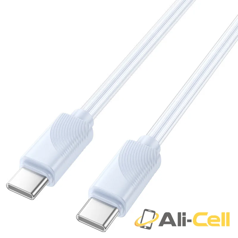 Cable Type-C to Type-C “X114 Energy” PD 60W fast charge (X114 Tc Tc Blue, 1.0m) — 3