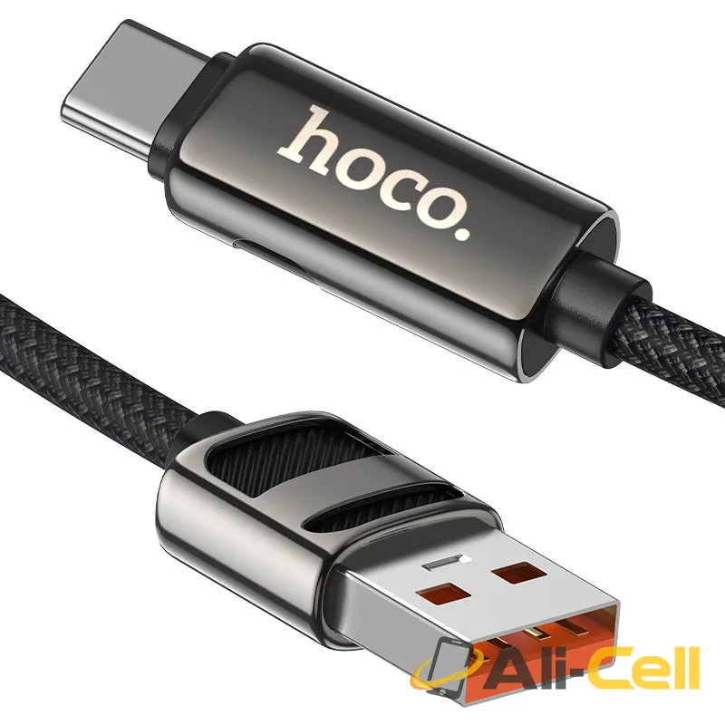 Cable USB to Type-C “U137 Line” 5A (U137 5a Tc Black, 1.2m) — 3