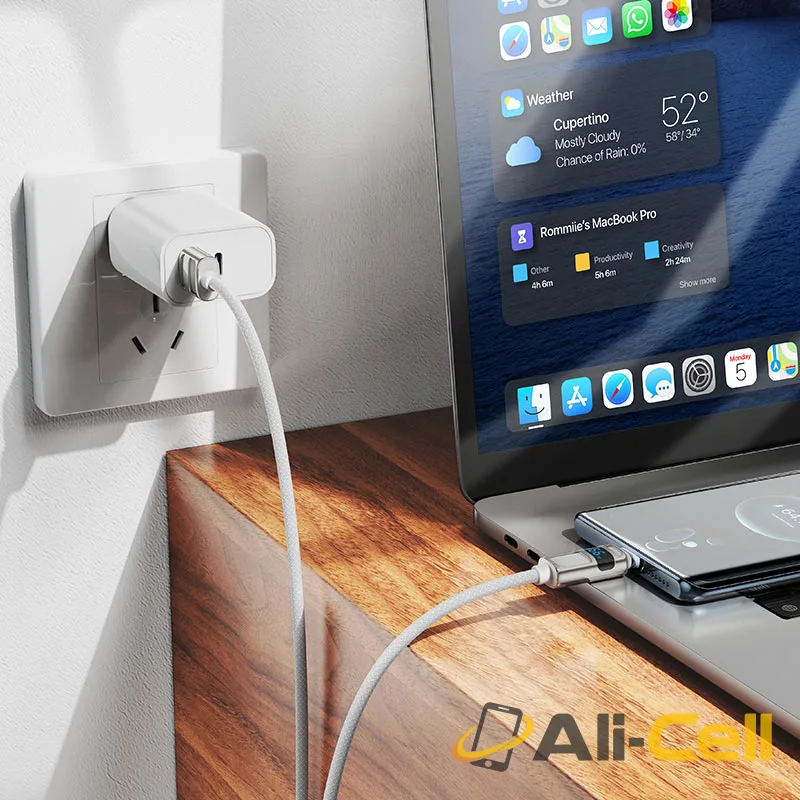 Cable USB to Type-C “U137 Line” 5A (U137 5a Tc Black, 1.2m) — 7