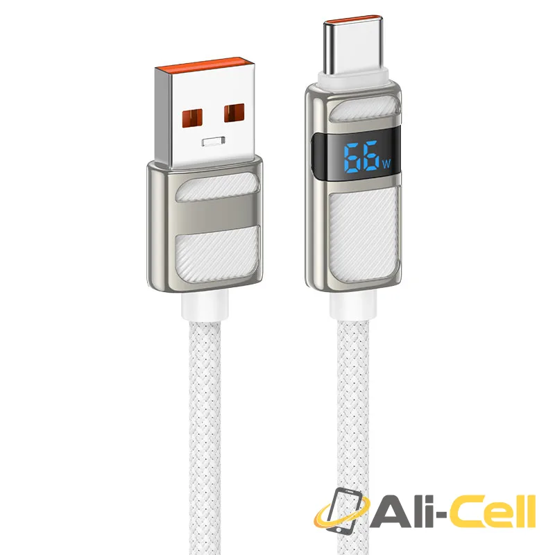Cable USB to Type-C “U137 Line” 5A (U137 5a Tc White, 1.2m)