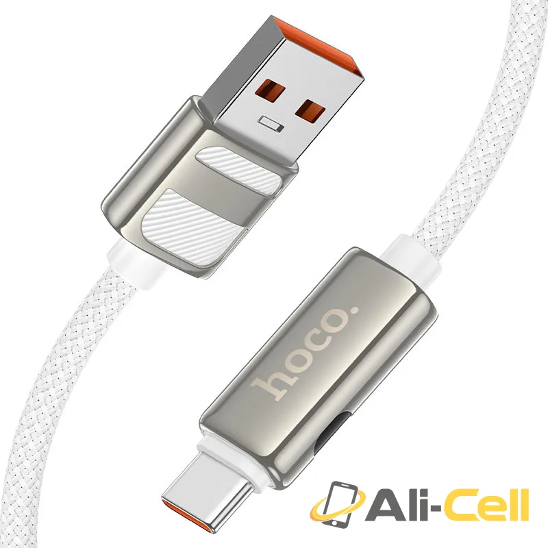 Cable USB to Type-C “U137 Line” 5A (U137 5a Tc White, 1.2m) — 4
