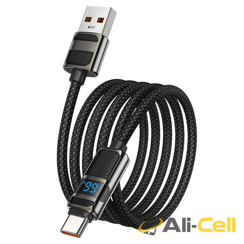 Cable USB to Type-C “U137 Line” 5A (U137 5a Tc White, 1.2m) — 5