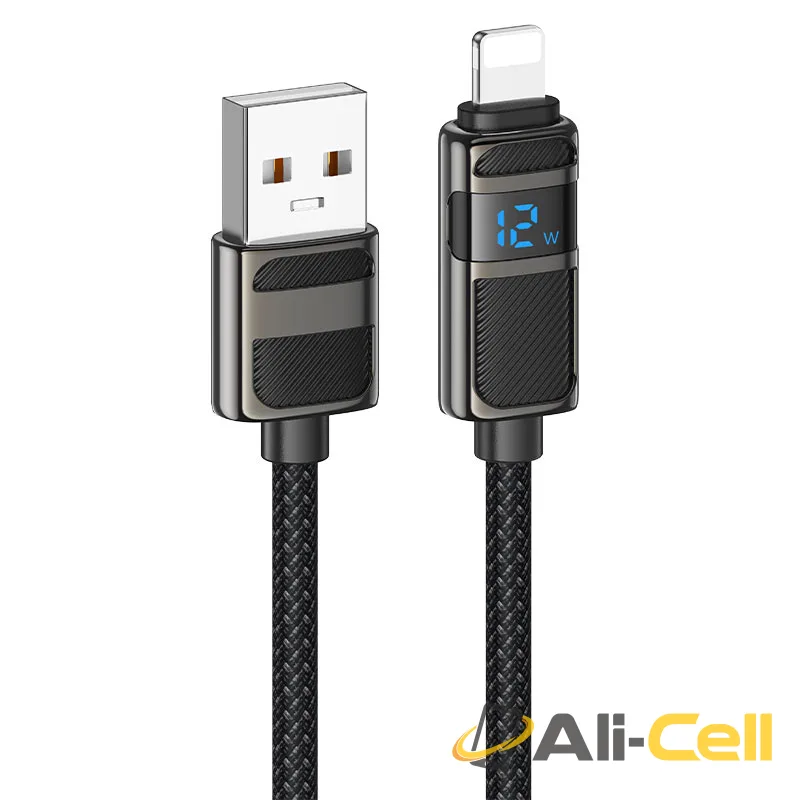 Cable USB to iP “U137 Line” (U137 Ip Black, 1.2m)