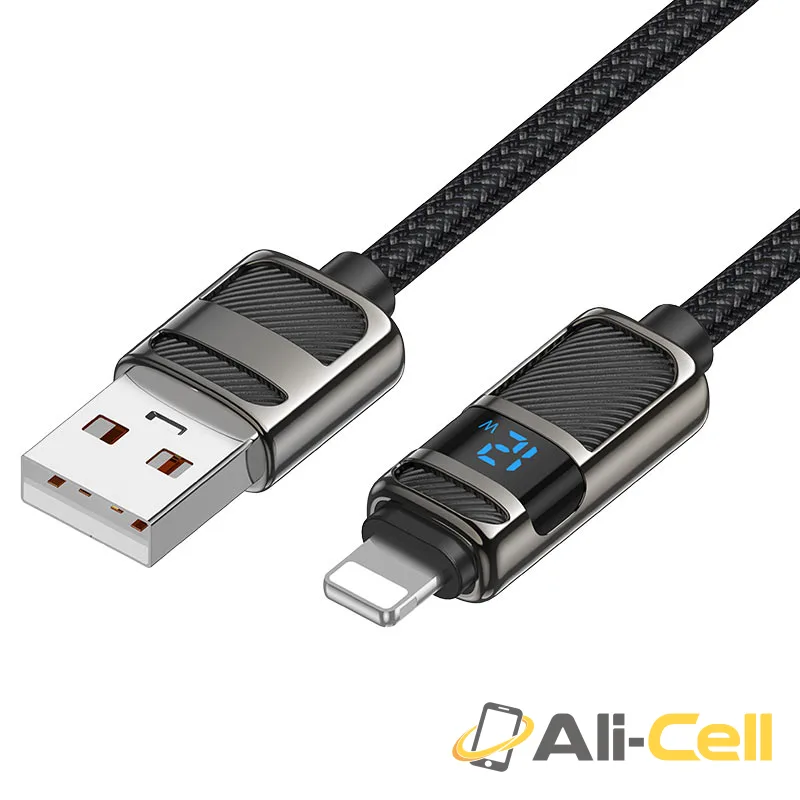 Cable USB to iP “U137 Line” (U137 Ip Black, 1.2m) — 2