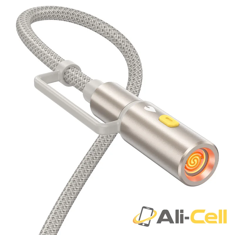 Cable Type-C / USB to Type-C / cigarette lighter “U138” 60W (U138 Usb Tc Tc Cig Grey, 1.2m) — 5