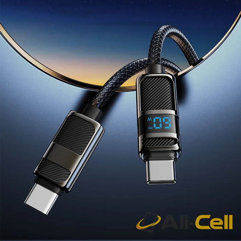 Cable Type-C to Type-C “U137 Line” PD 60W fast charge (U137 Tc Tc Black, 1.2m) — 8