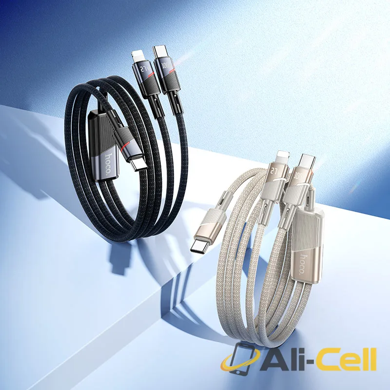 Cable Type-C to iP / Type-C “U139” 100W (U139 Tc Tc Ip Gold, 1.2m) — 8