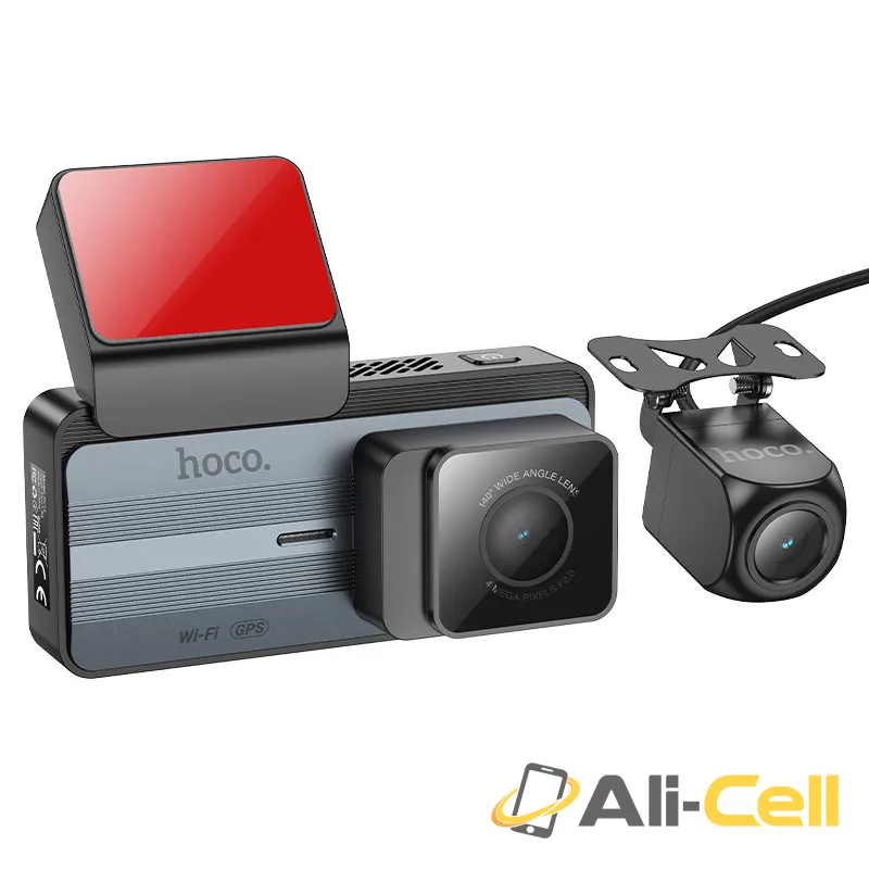 Dash cam “DV12” 2K GPS dual channel driving recorder (Dv12 Silvery Grey)