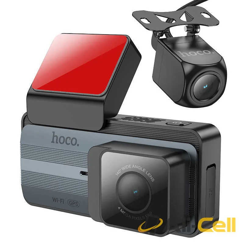 Dash cam “DV12” 2K GPS dual channel driving recorder (Dv12 Silvery Grey) — 2