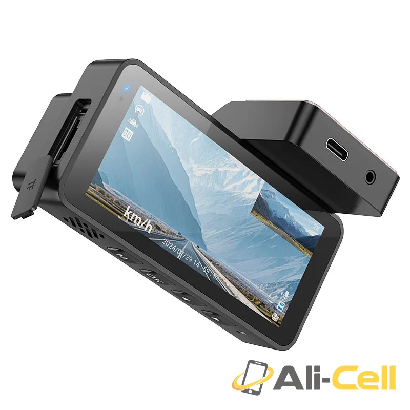 Dash cam “DV12” 2K GPS dual channel driving recorder (Dv12 Silvery Grey) — 3