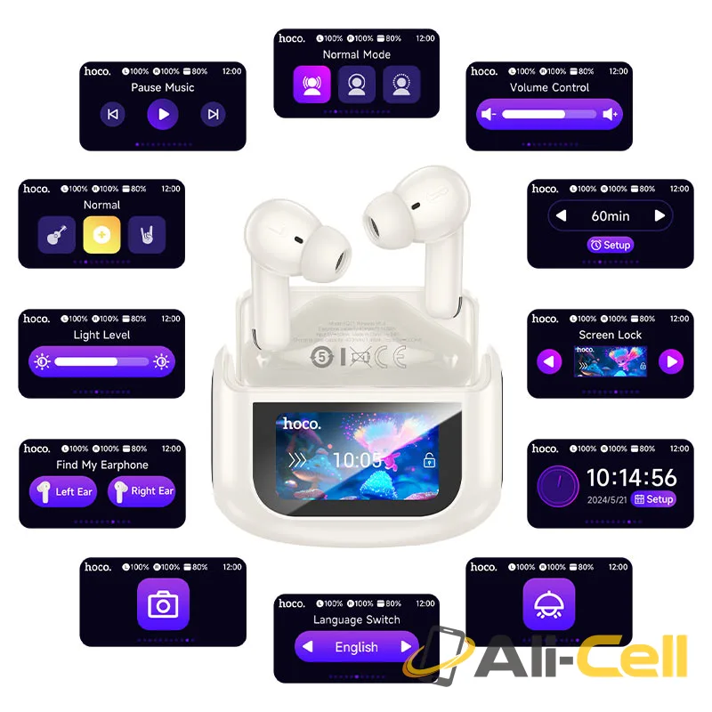 TWS headset “EQ21 Sandy” ANC + ENC (Eq21 Cloudy White) — 3